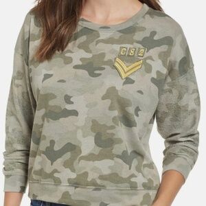 Rails Kelli Camo Women's Sweatshirt, Size M